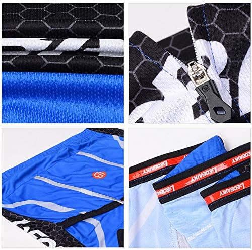 Conjunto Ciclismo LEOBAIKY Camisa + Bermuda Gel - 3 Cores Disponíveis