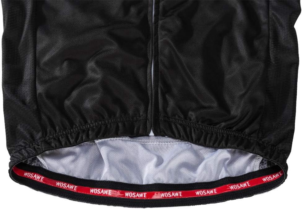 Camisa de ciclismo feminina Wosawe mangas longas