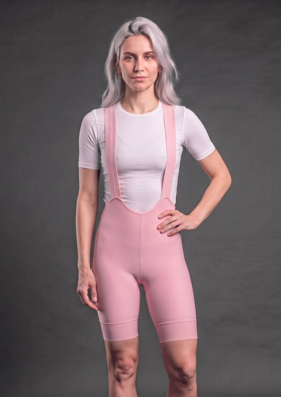 Bretelle feminina Sem Costura Pro rosa, frente, estúdio