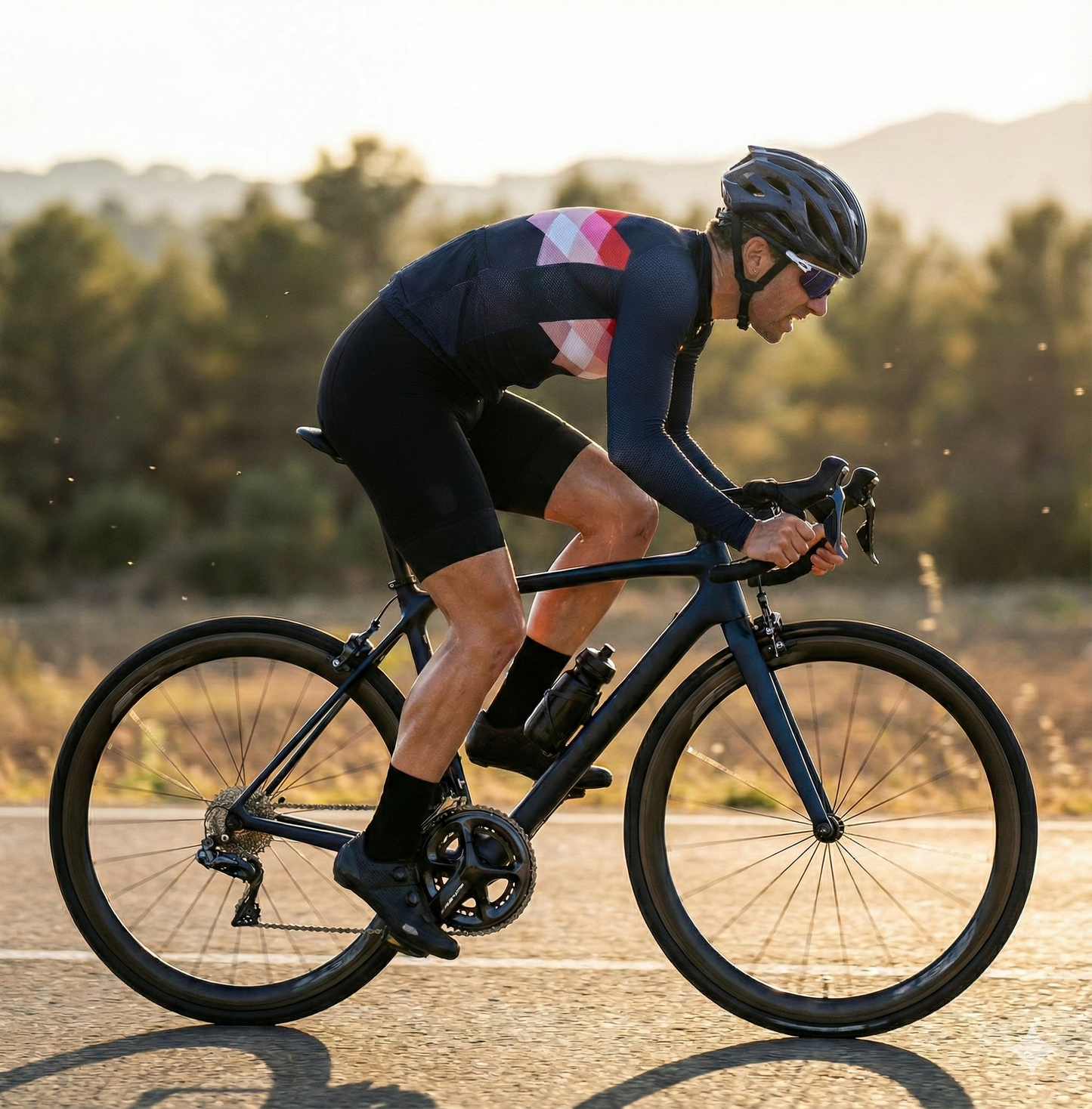 Camisa de ciclismo de manga longa - Roumba