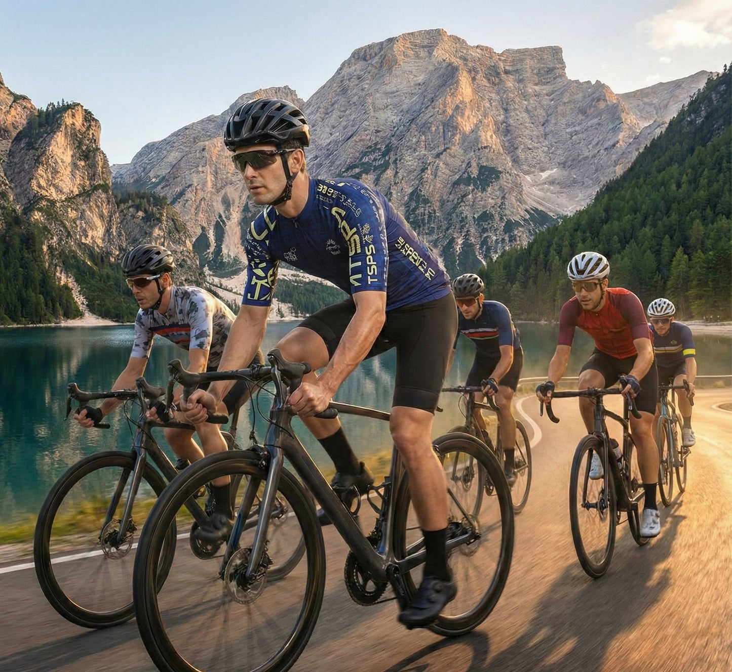 Camisa de ciclismo masculino leve e ventilado para ciclismo de estrada e trilha