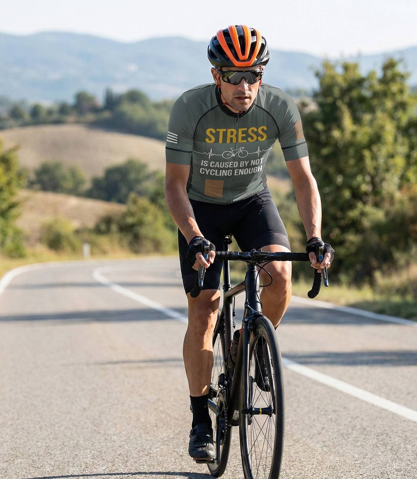 Camisa Ciclismo Manga Curta Divertida Frases Criativas Várias Estampas
