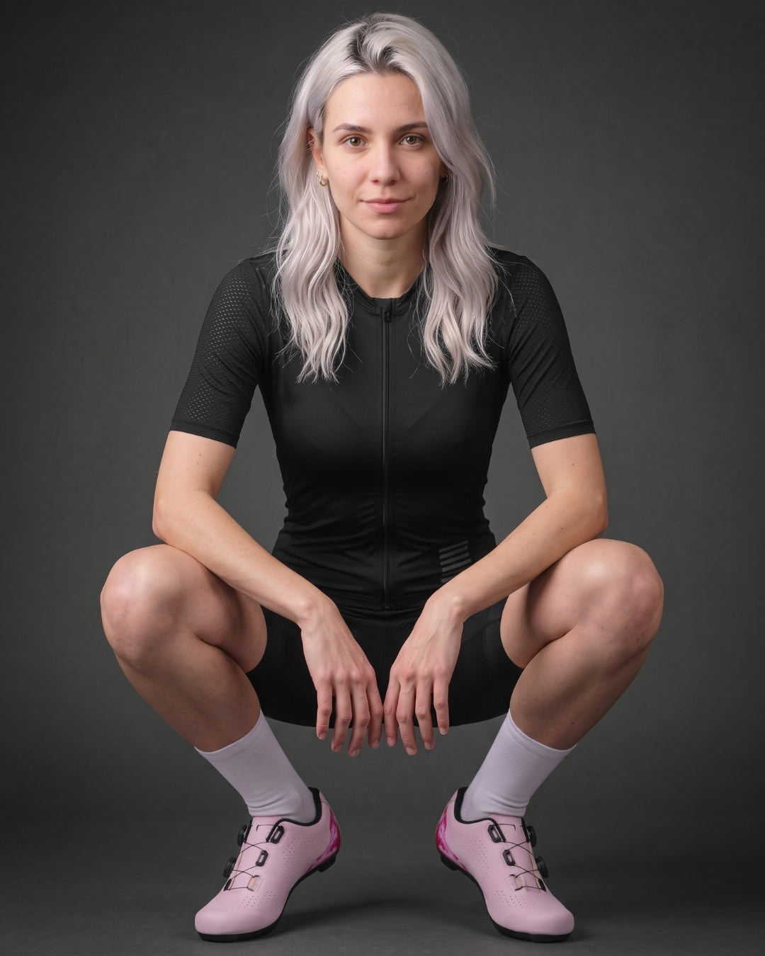 Sapatilha de Ciclismo Feminina Speed CPM Giro Duplo — Rosa