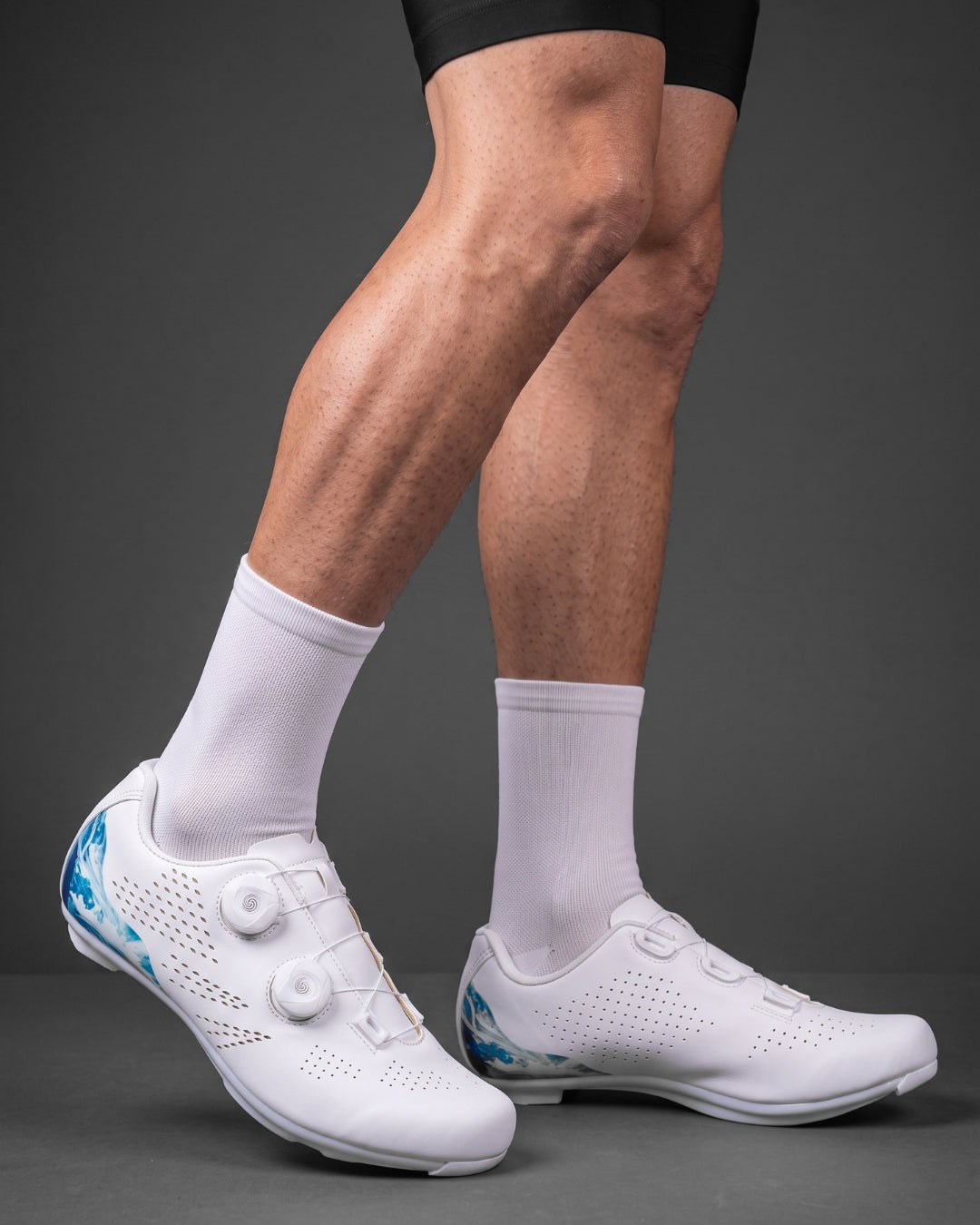 Sapatilha de Ciclismo Speed CPM Giro Duplo — Branca