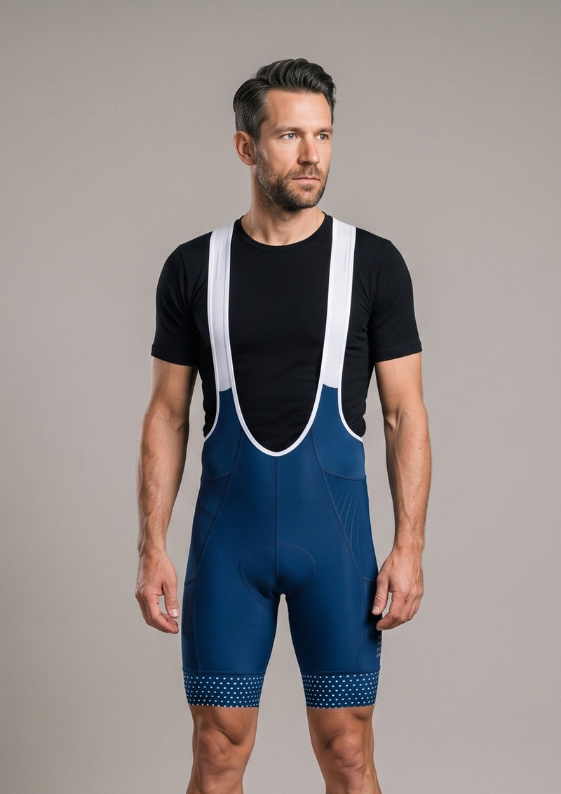 Bretelle de Ciclismo CPM 5D Gel Italiano — Azul