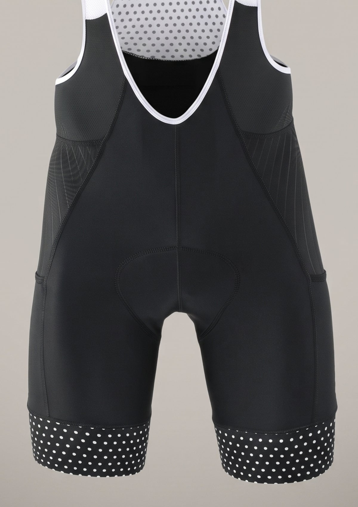 Bretelle de Ciclismo 5D Gel Italiano Preto — detalhe badana