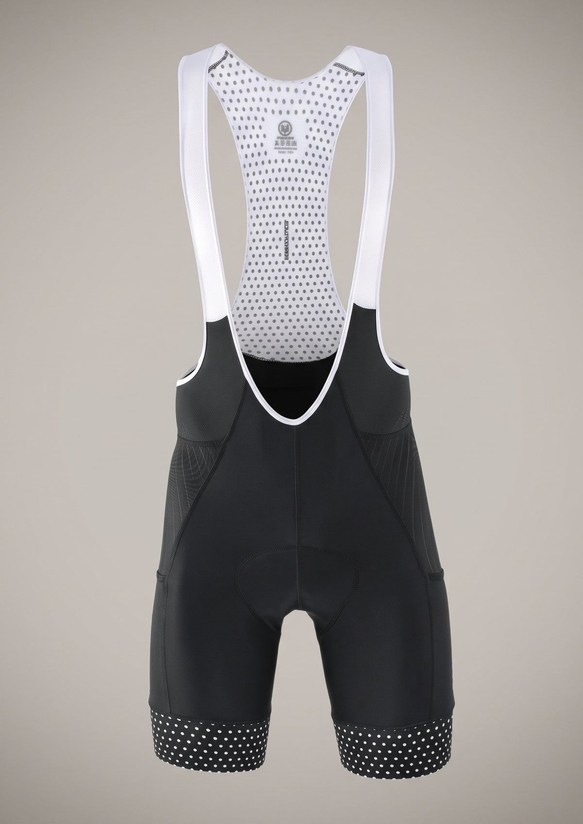 Bretelle de Ciclismo 5D Gel Italiano Preto — frente
