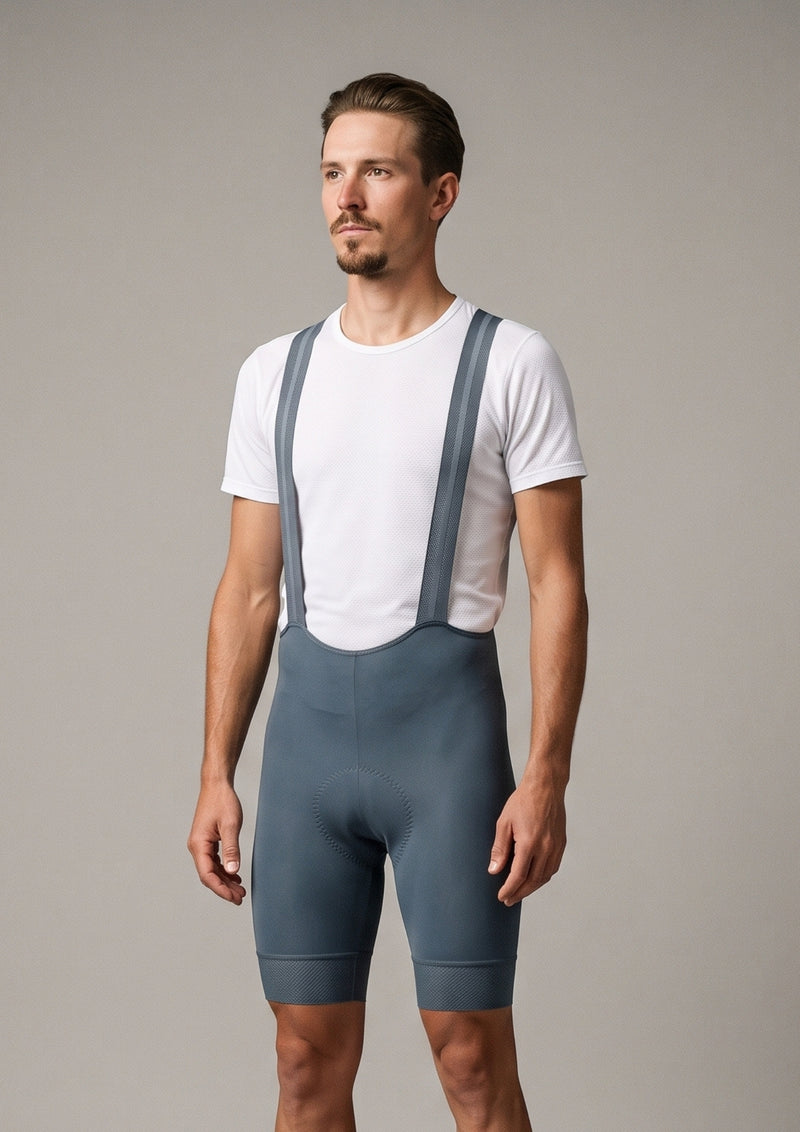 Bretelle de Ciclismo CPM Sem Costura Pro — Cinza