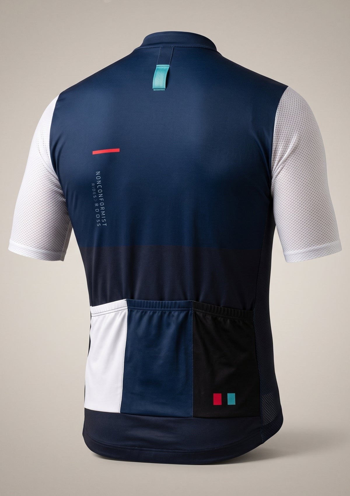 Camisa de Ciclismo Aero Race Azul Marinho — detalhe tecido