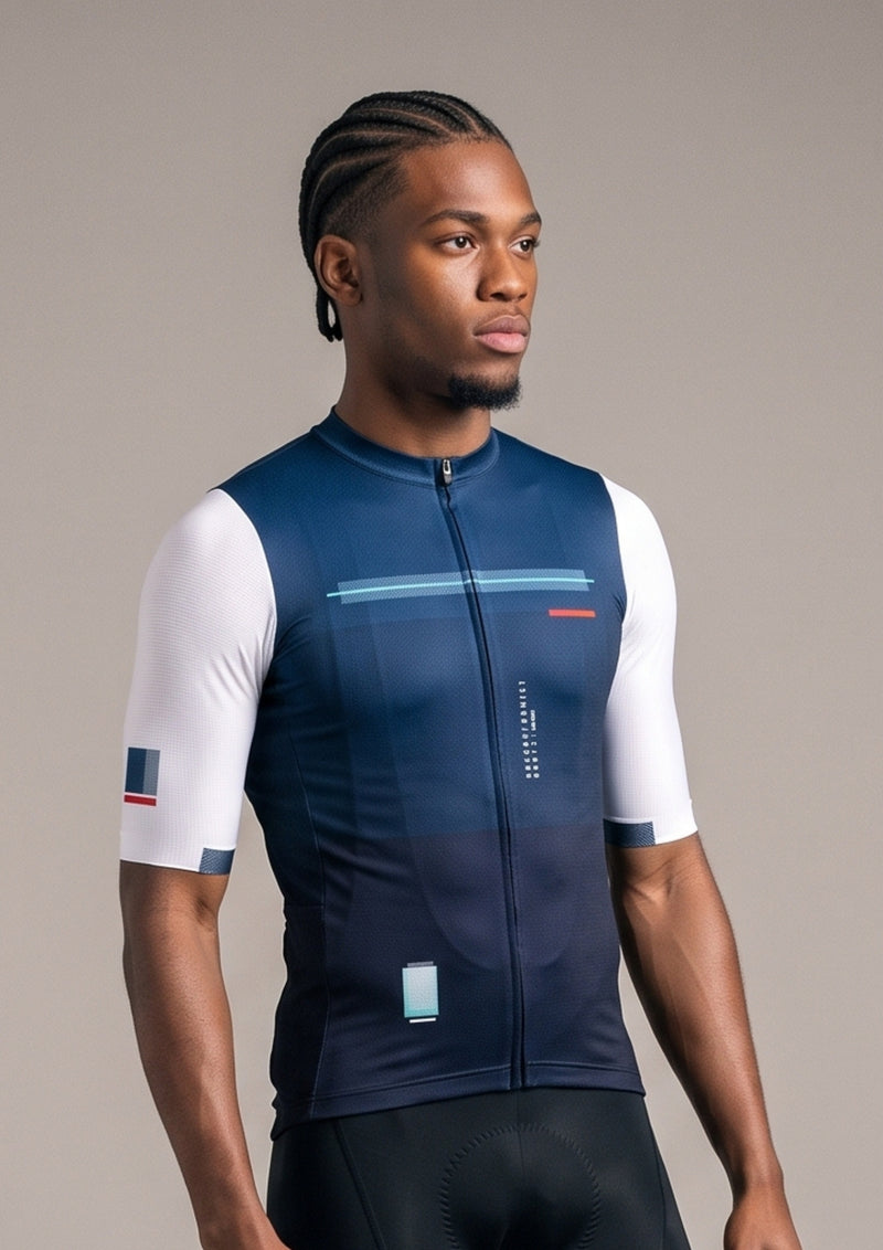 Camisa de Ciclismo CPM Aero Race — Azul Marinho
