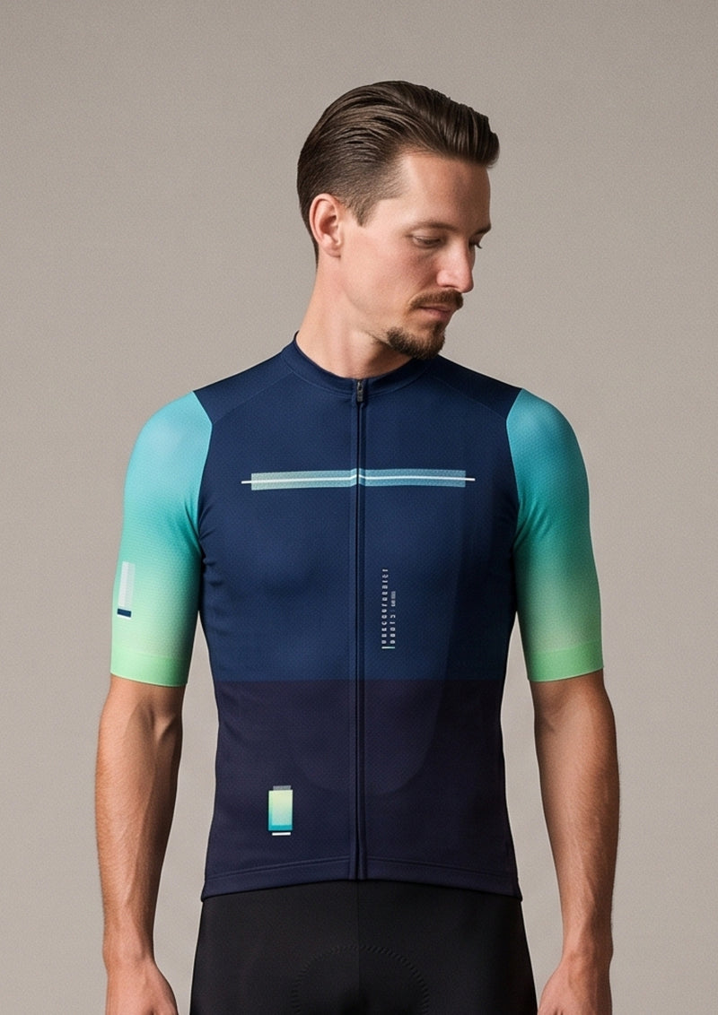 Camisa de Ciclismo CPM Aero Race — Verde Petróleo