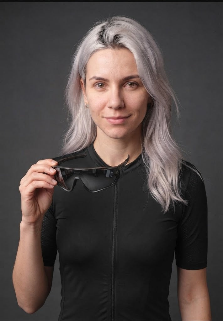 Camisa de Ciclismo Feminina CPM Manga Curta — Preto