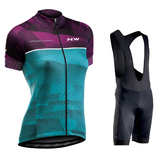 Conjunto Ciclismo Feminino NW Réplica – Vários Modelos - Camisa + Bretelle