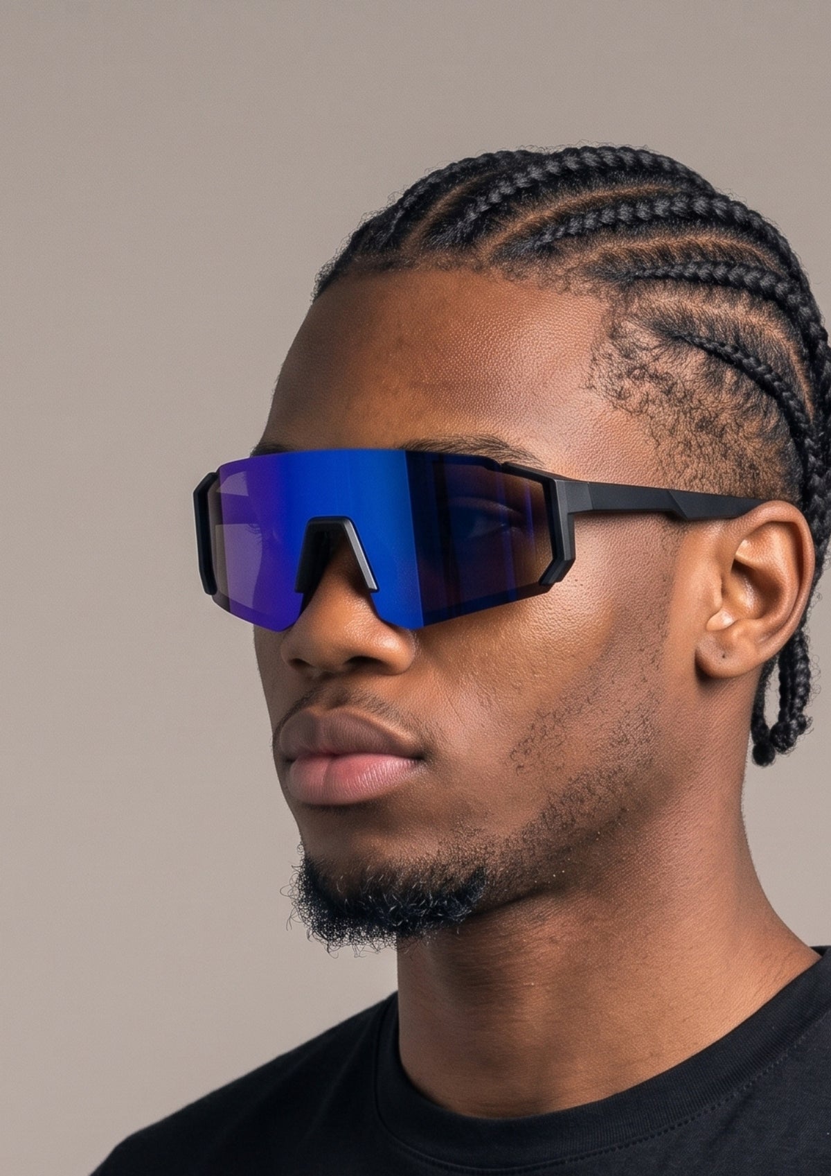 Óculos de Ciclismo UV400 Anti-Luz — Preto Azul | Ciclismo Pelo Mundo